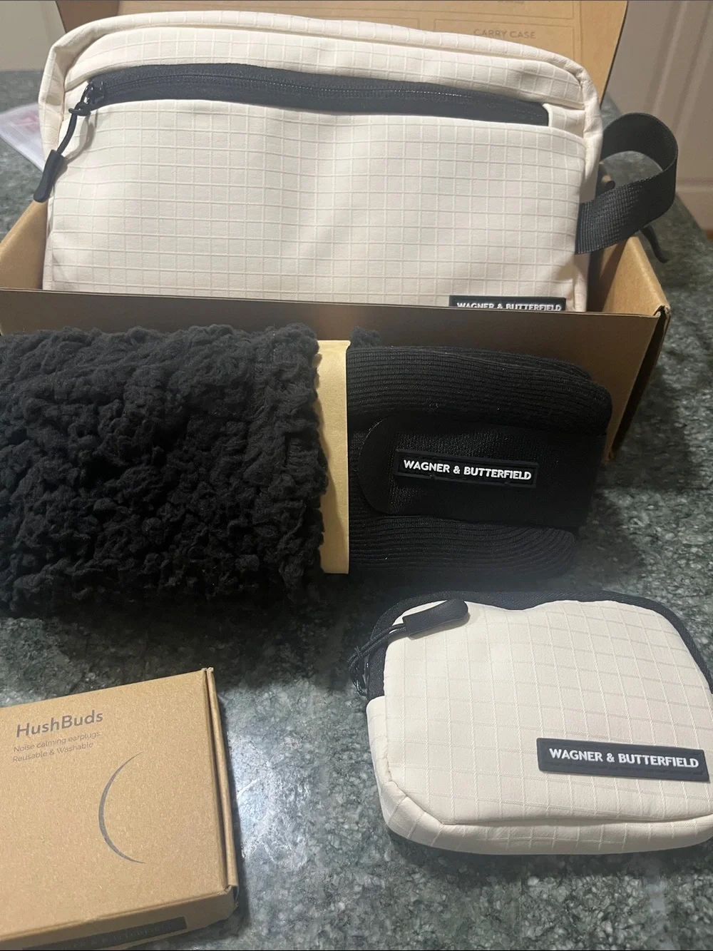 Cream Travel Rest Garment Bag